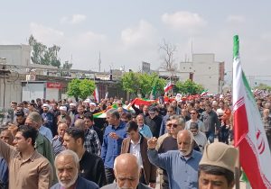 راهپیمایی باشکوه مردم نقاط مختلف فارس در روز جهانی قدس