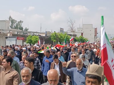 راهپیمایی باشکوه مردم نقاط مختلف فارس در روز جهانی قدس