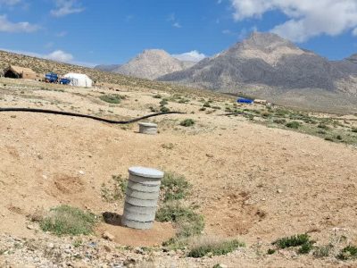 پایان عملیات مرمت و لایروبی ۲ رشته قنات در سرچهان